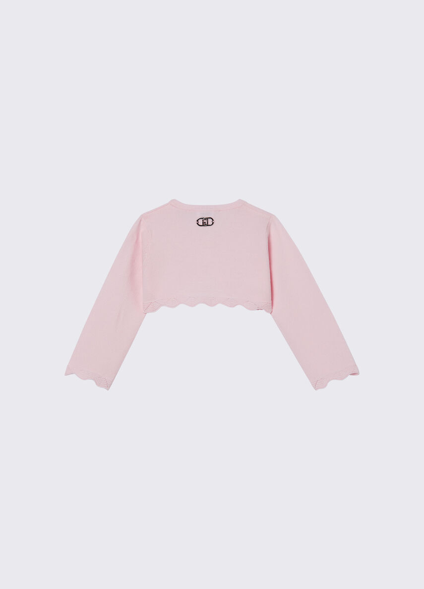 cardigan in jersey HA6070MA74R X0672 LIU JO JUNIOR 