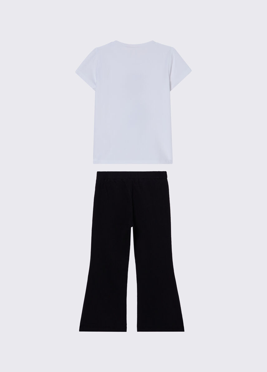 completo top e leggins KA6057JS003 03Q51 LIU JO JUNIOR 