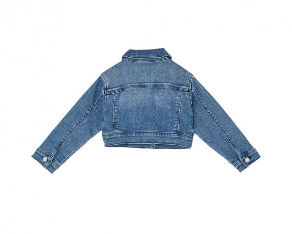 giubbino in denim chiaro KA6070D3246 79068 LIU JO JUNIOR 