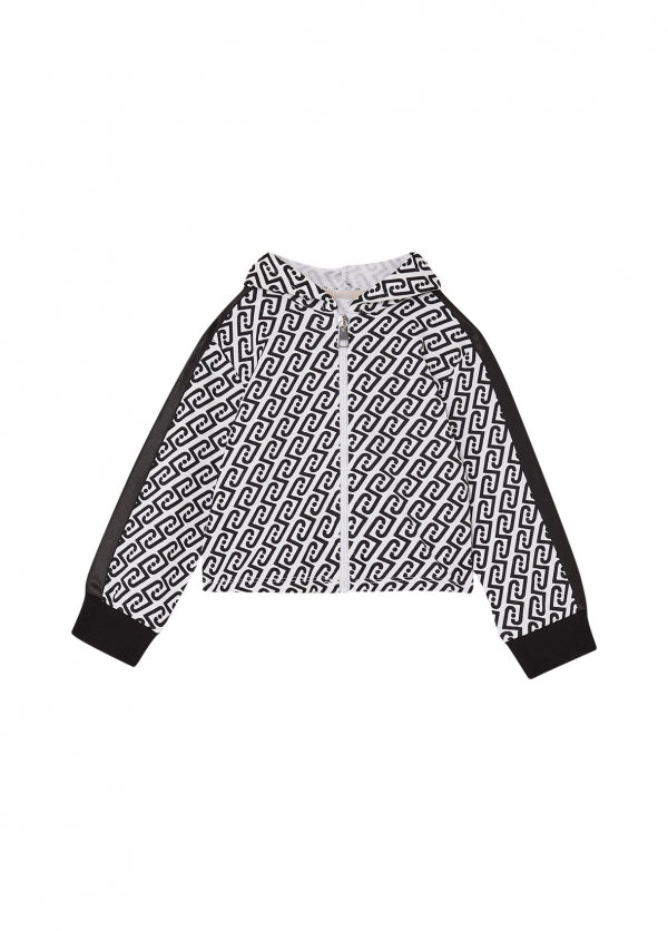 felpa full zip con cappuccio KA6093FS858 L9028 LIU JO JUNIOR 