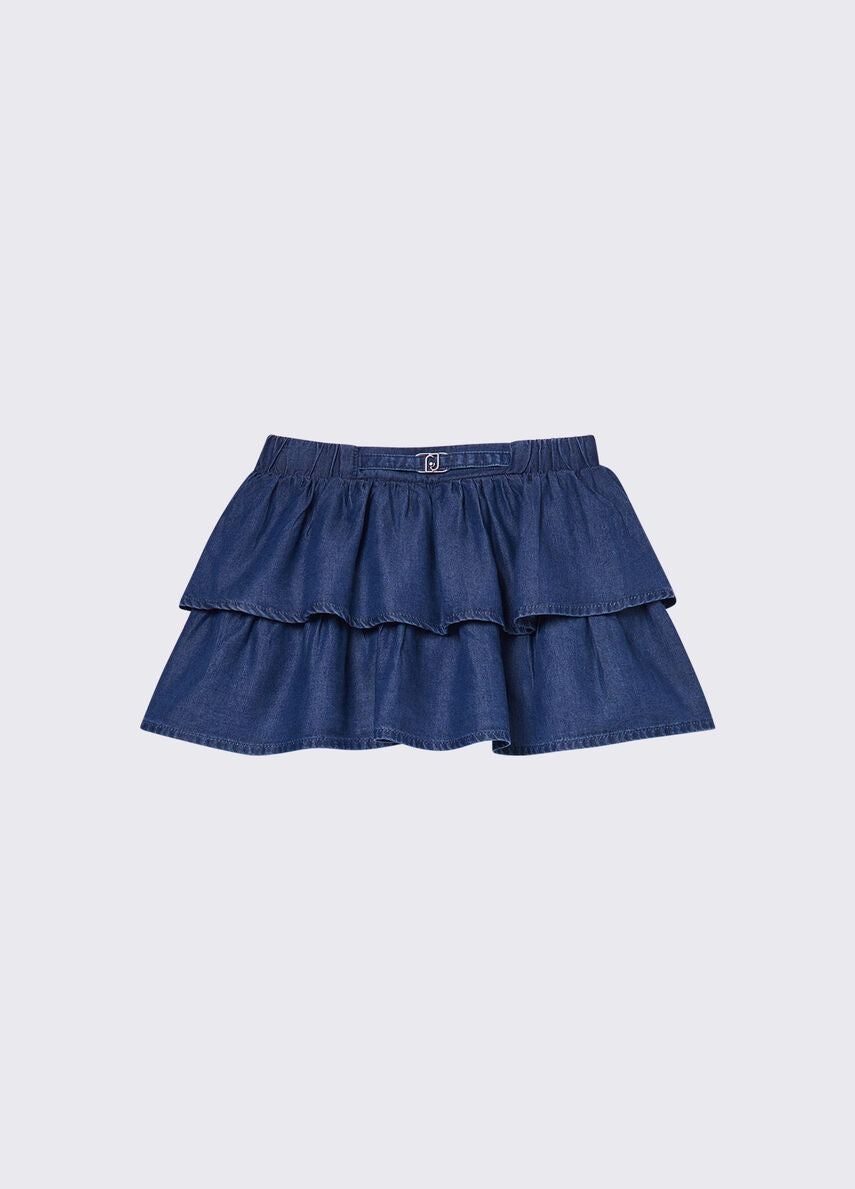 gonna corta in denim KA6119D5044 77294 LIU JO JUNIOR 