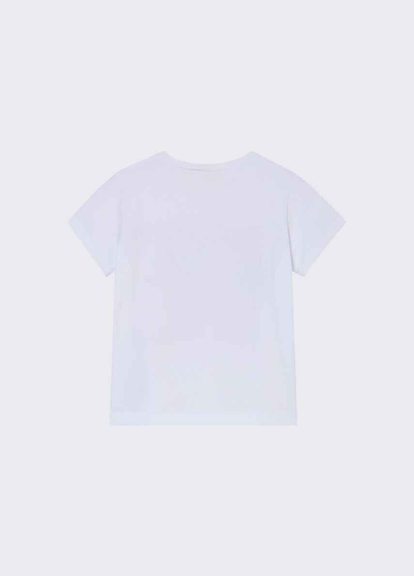 t-shirt con stampa KA6128JS003 10601 LIU JO JUNIOR 