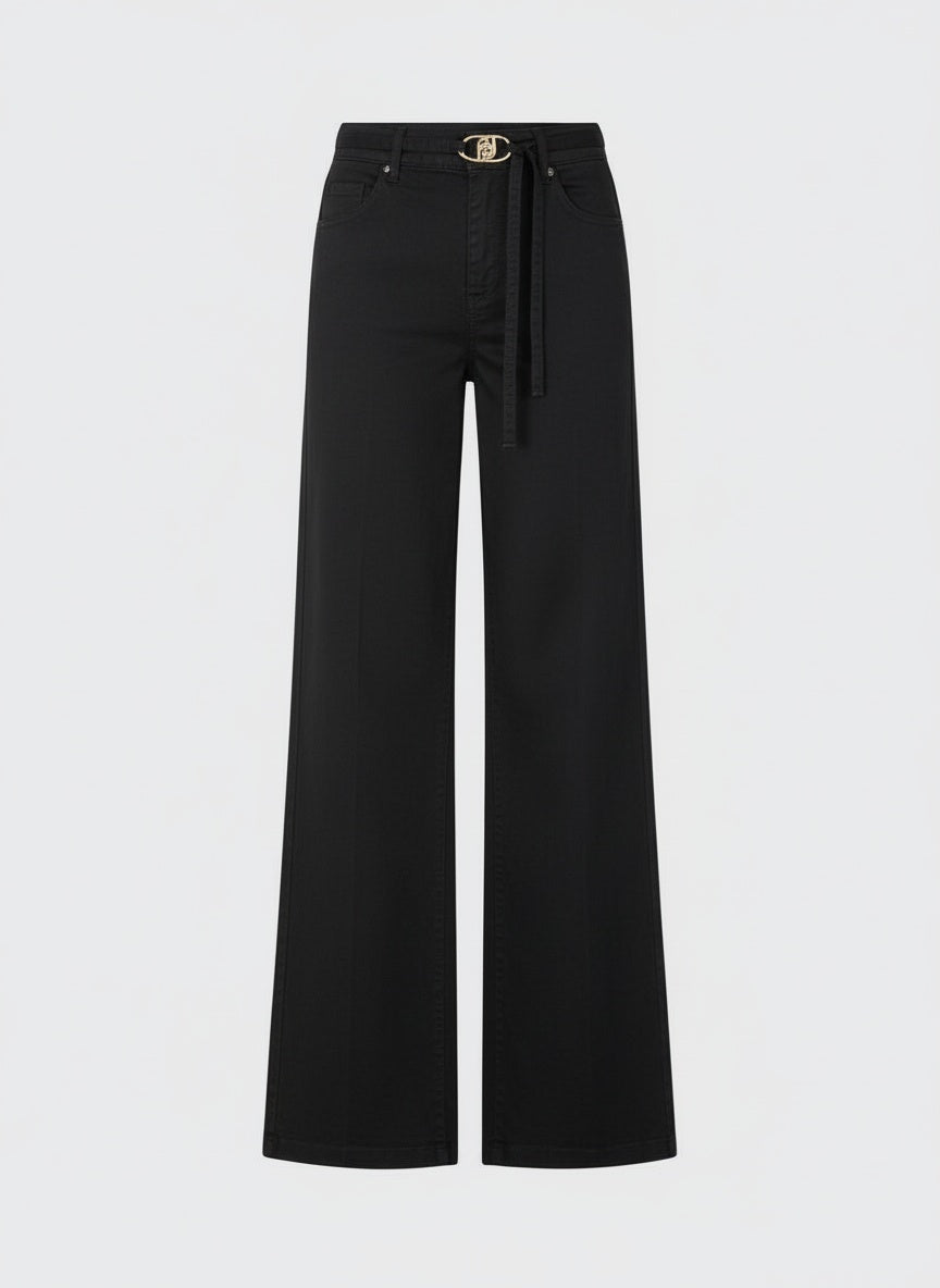 pantalone con cintura WA6274T9257 22222 LIU JO WHITE 