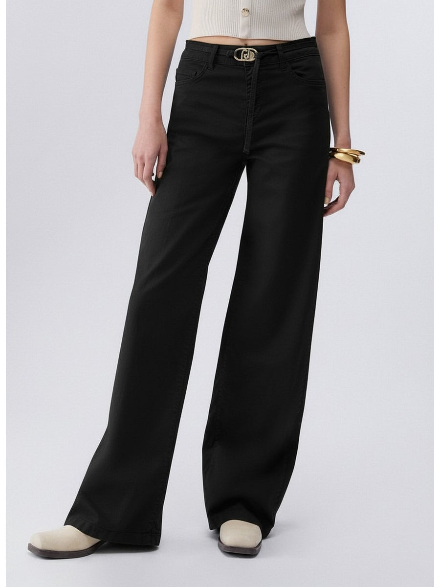 pantalone con cintura WA6274T9257 22222 LIU JO WHITE 