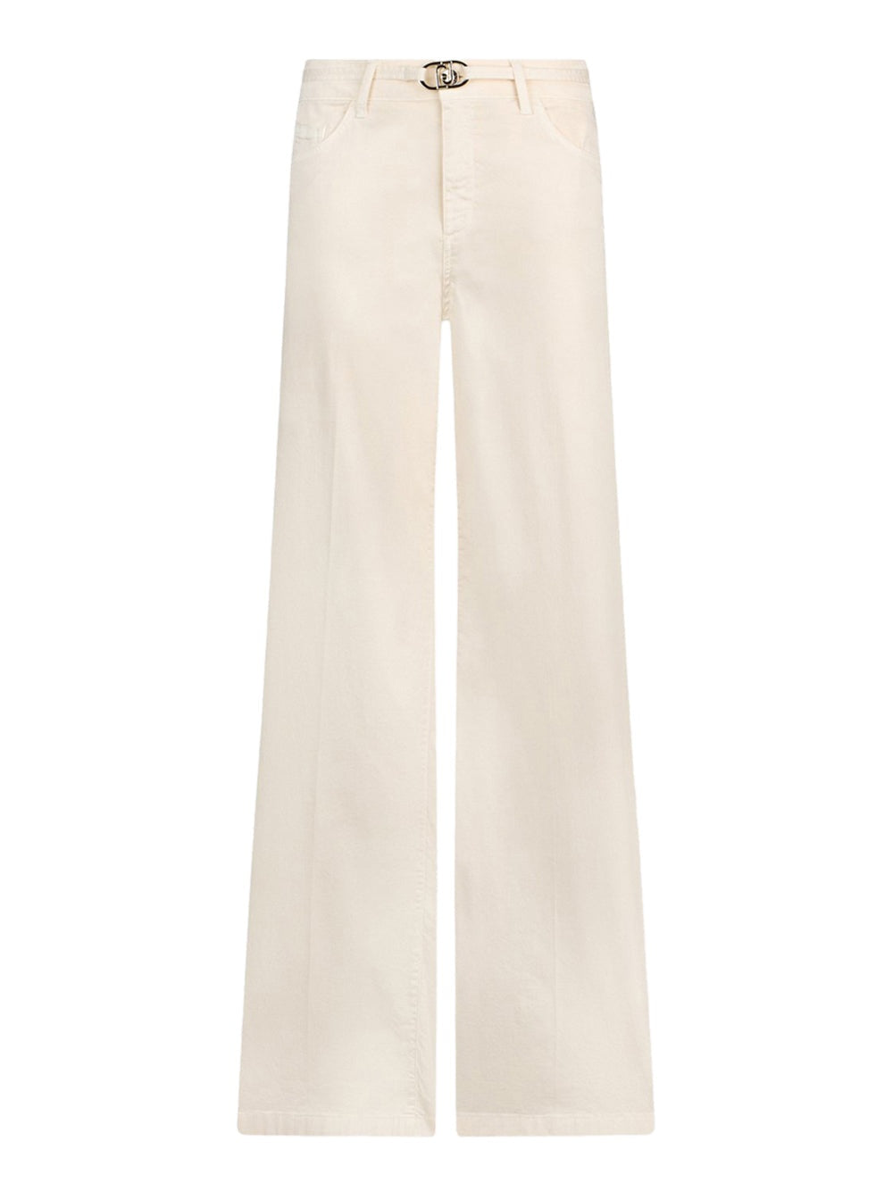 pantalone con cintura WA6274T9257 41208 LIU JO WHITE 