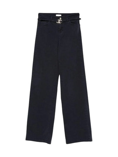 pantalone con cintura WA6274T9257 93924 LIU JO WHITE 