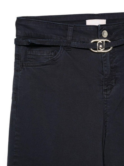pantalone con cintura WA6274T9257 93924 LIU JO WHITE 