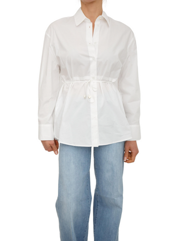 camicia in popeline WA6324T4853 10701 LIU JO WHITE 