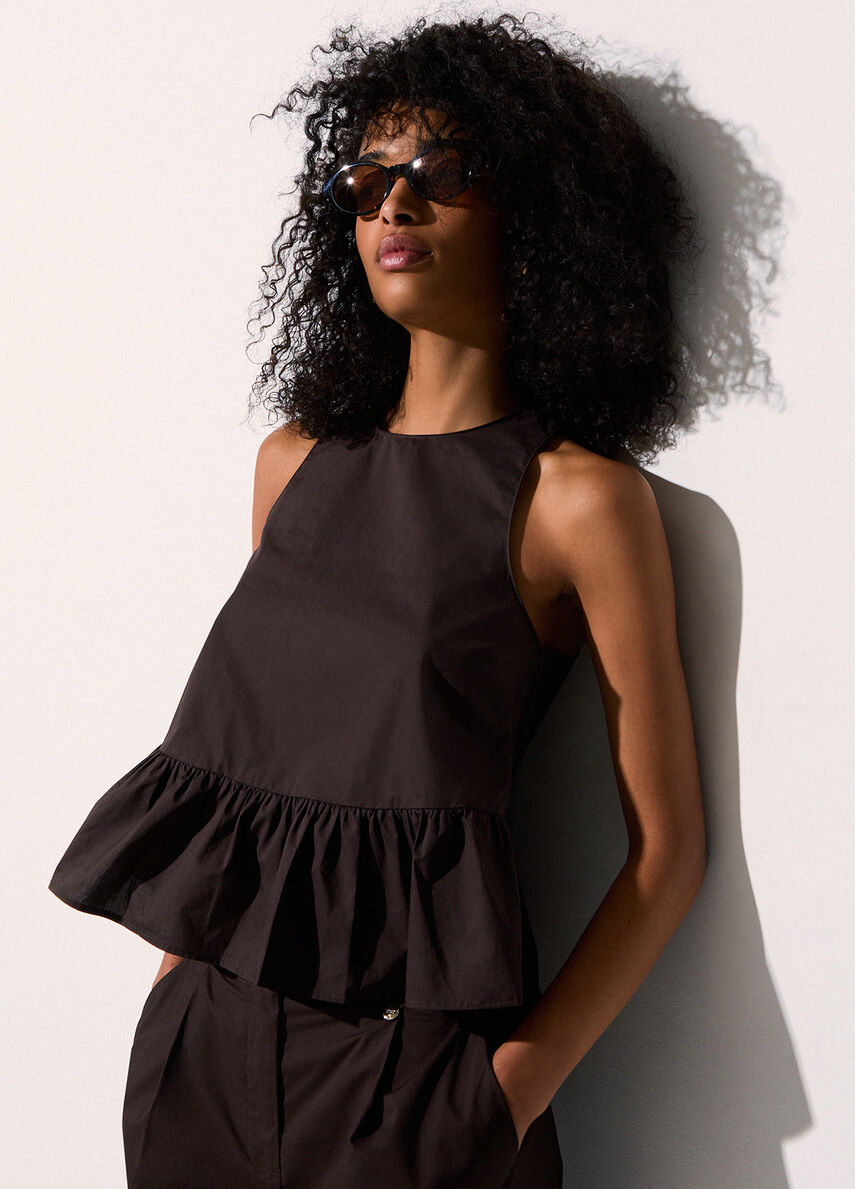 top con fiocco WA6365T4853 91109 LIU JO WHITE 