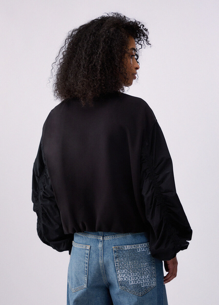 giubbino bomber WA6458J3870 22222 LIU JO WHITE 