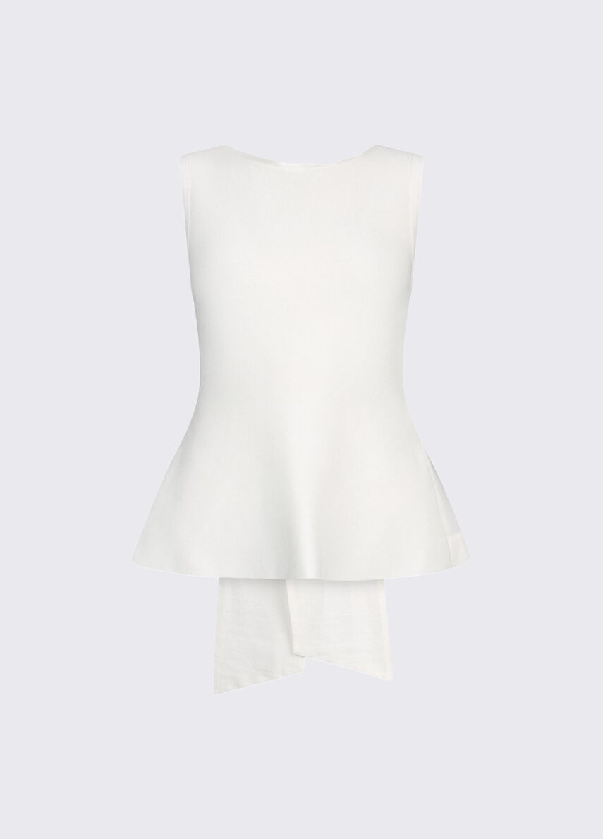 maglia cut out WA6468MS55N 10701 LIU JO WHITE 