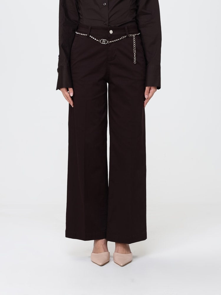 pantalone flare vita alta WA6475T373A 91109 LIU JO WHITE 