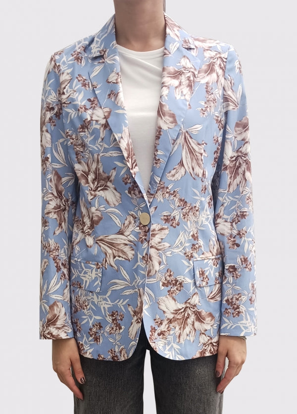 giacca fiori WA6479T4853 P9502 LIU JO WHITE 