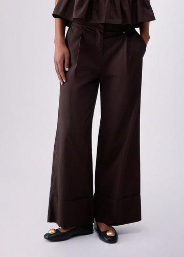 pantaloni flare WA6498T4853 91109 LIU JO WHITE 