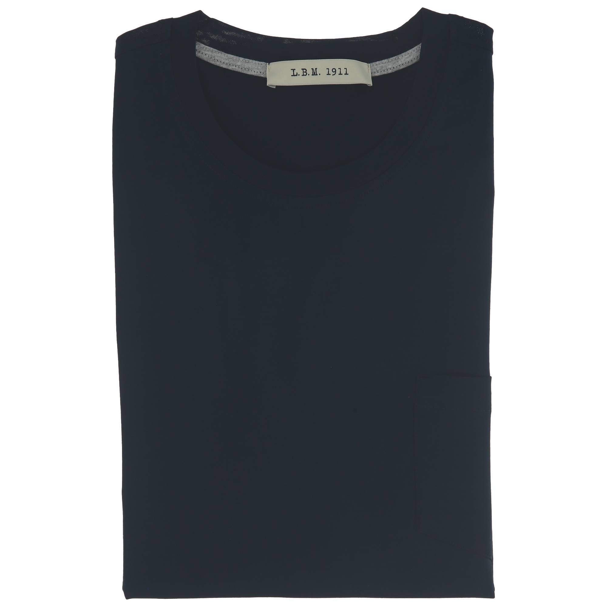 t-shirt con taschino 6407 69316 06 LUIGI BIANCHI MANTOVA 