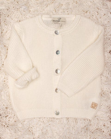 cardigan con bottoncini 045574 LATTE MAGLIFICIO DI VERONA 
