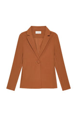 MALI'PARMI giacca soft jersey Cammello