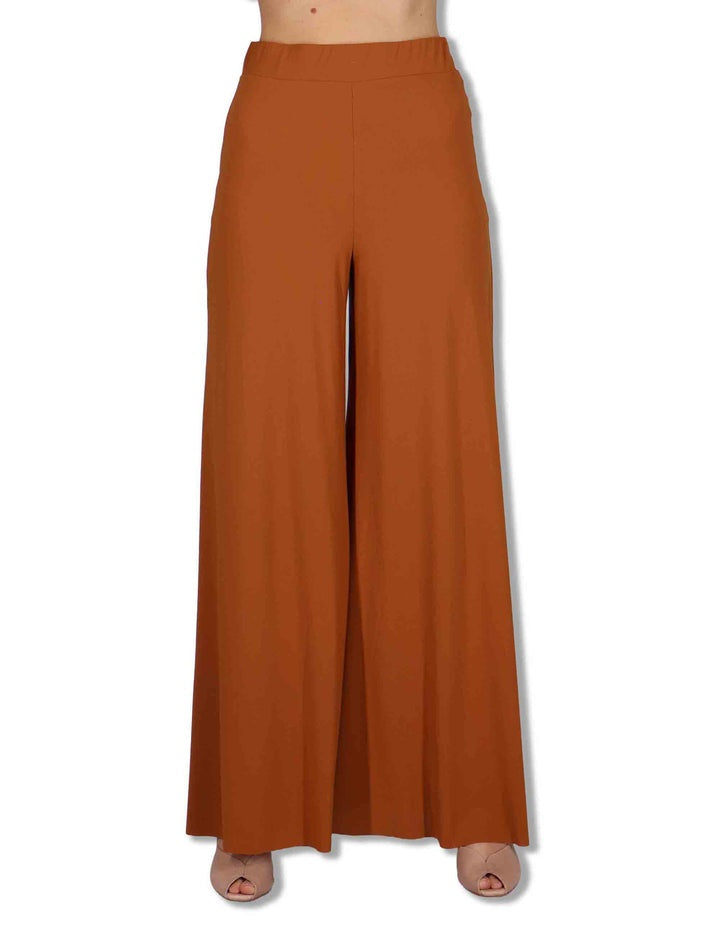 pantalone con gamba a farfalla JH0117 70210 41008 CARAMELLO MALI'PARMI 