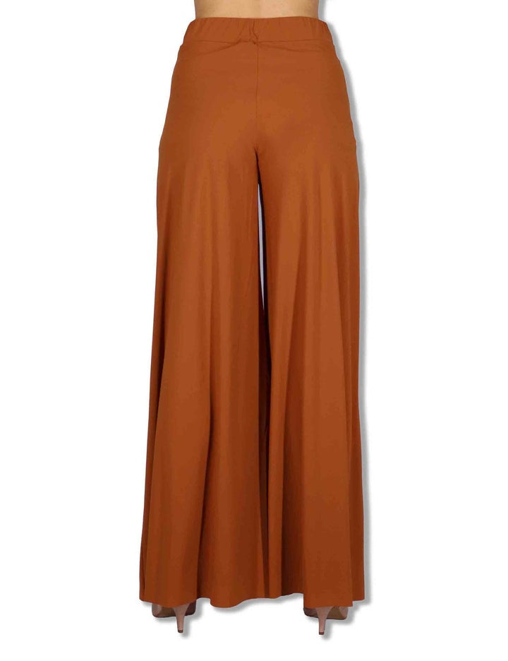 pantalone con gamba a farfalla JH0117 70210 41008 CARAMELLO MALI'PARMI 