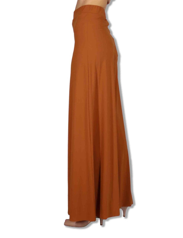 pantalone con gamba a farfalla JH0117 70210 41008 CARAMELLO MALI'PARMI 