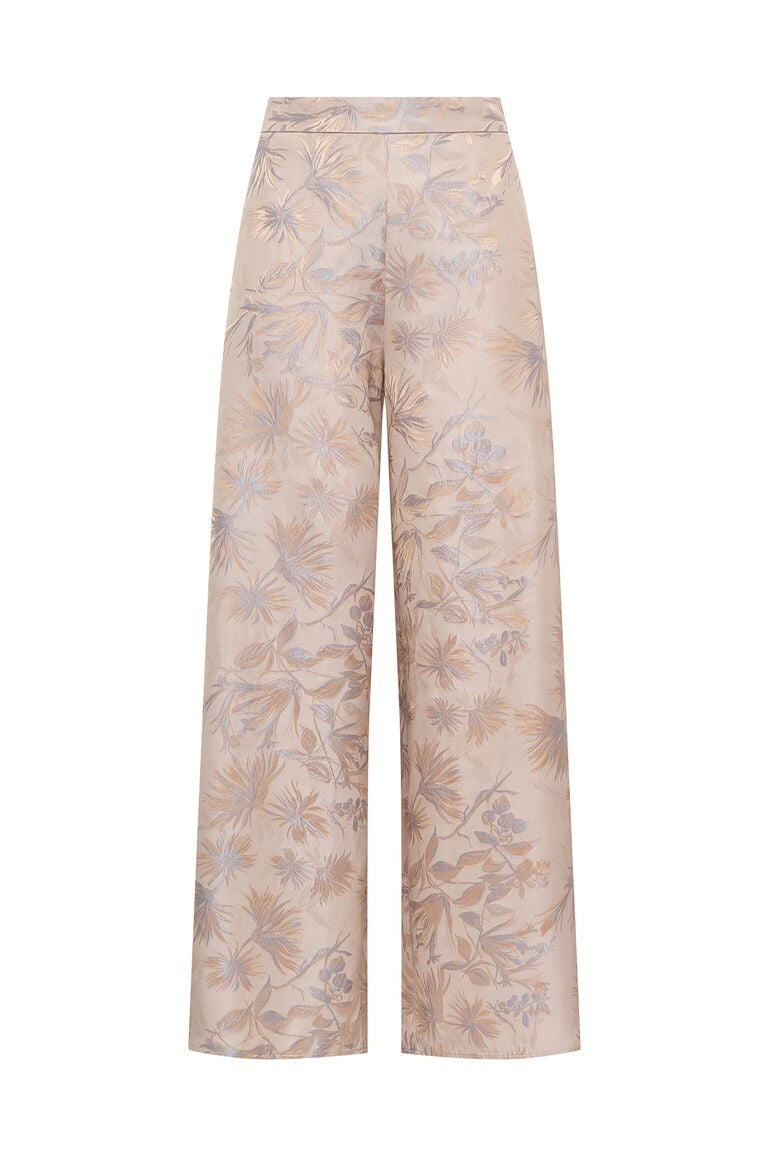 pantalone breexe JH8067 50670 B1296 BEIGE/CELESTE MALI'PARMI 