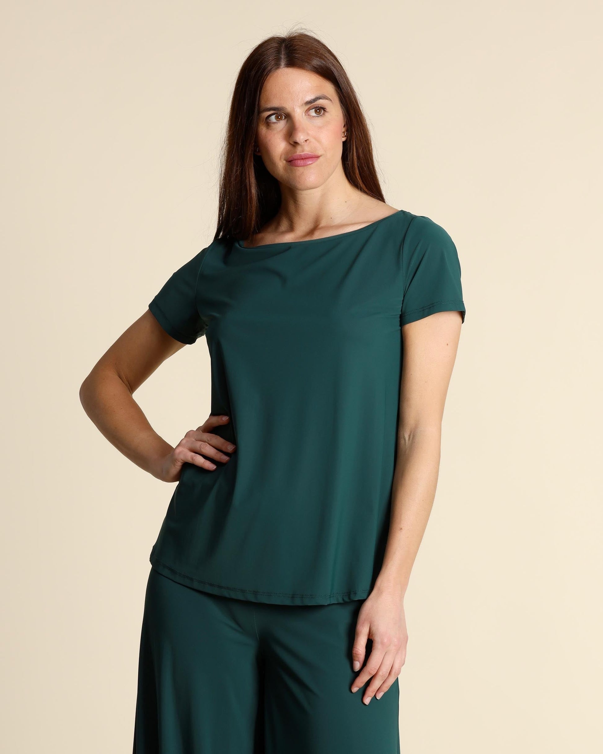 t-shirt in jersey JK0281 70210 60050 VERDEBOSCO MALI'PARMI 