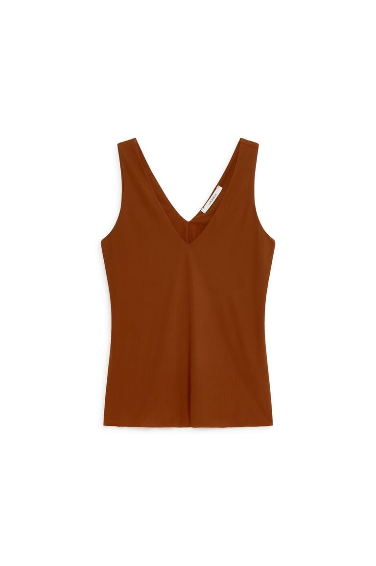 top in soft jersey JP5564 70210 41008 CARAMELLO MALI'PARMI 