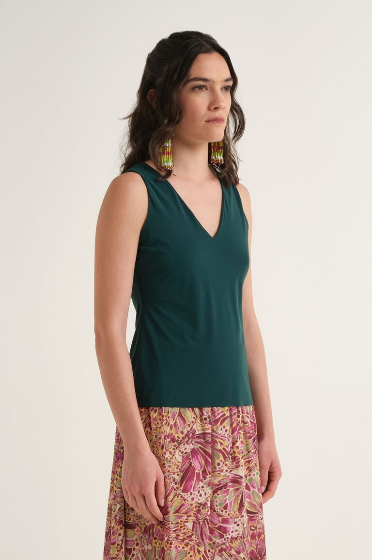 top in soft jersey JP5564 70210 60050 VERDEBOSCO MALI'PARMI 