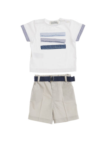 completino con shorts S21X077STD 0707 MALVI & CO 