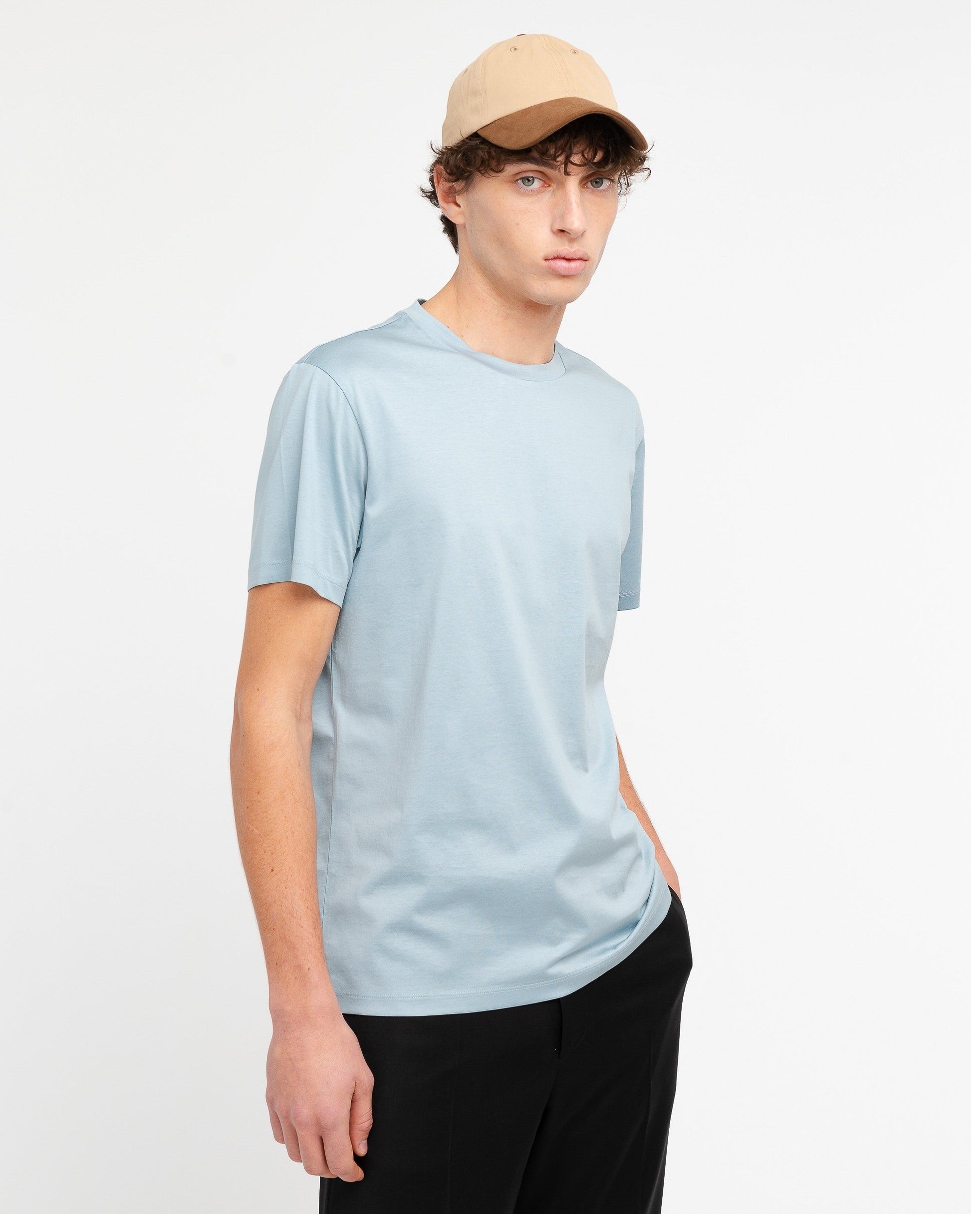 t-shirt con logo in tono 4030M001 263210 82 MANUEL RITZ 