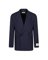 MANUEL RITZ giacca doppiopetto relaxed fit Blu