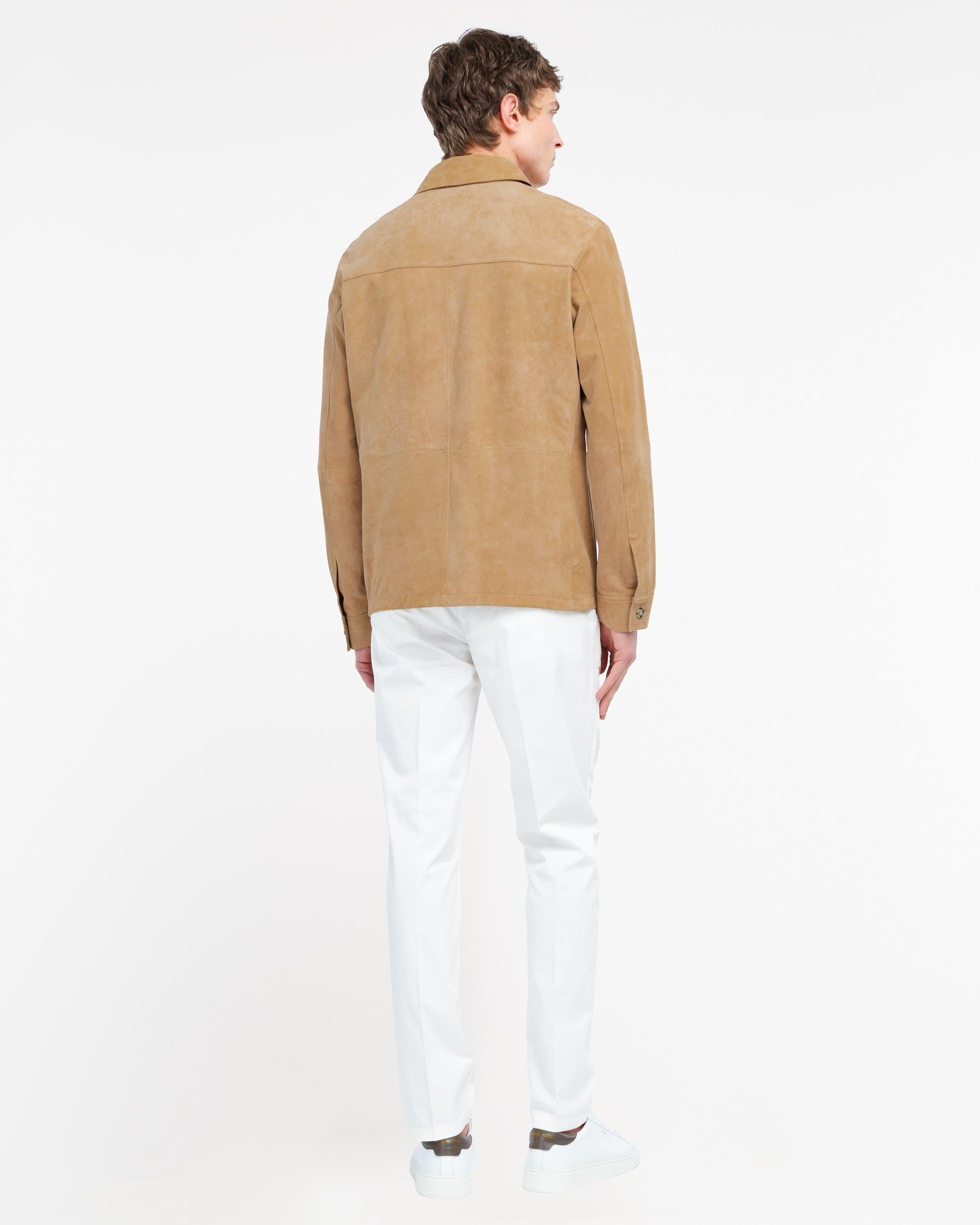 giubbino overshirt in suede 4032H8603 263420 25 MANUEL RITZ 