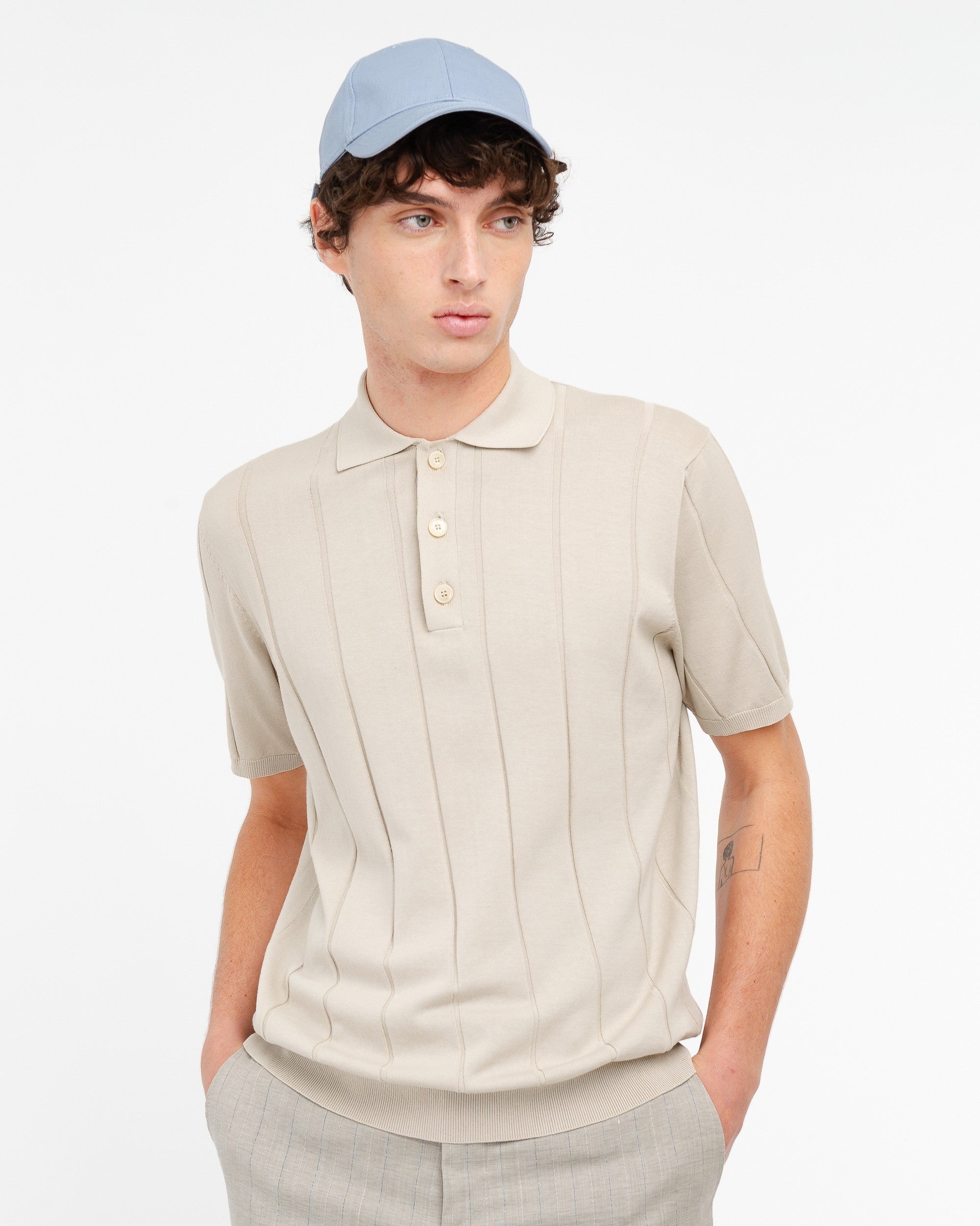 polo in maglia di cotone 4032M508 263312 23 MANUEL RITZ 
