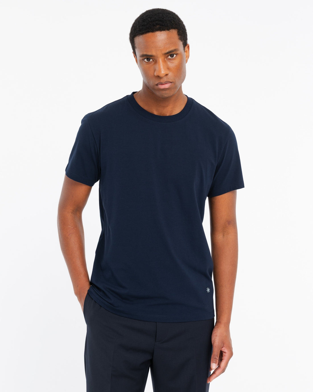 t-shirt in jersey di cotone stretch 4032M568 263284 89 MANUEL RITZ 