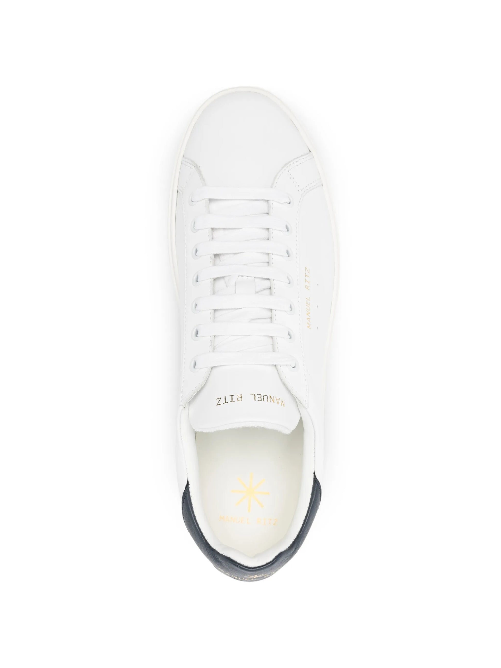 Sneakers in pelle con logo 4032Q510 263439 89 MANUEL RITZ 