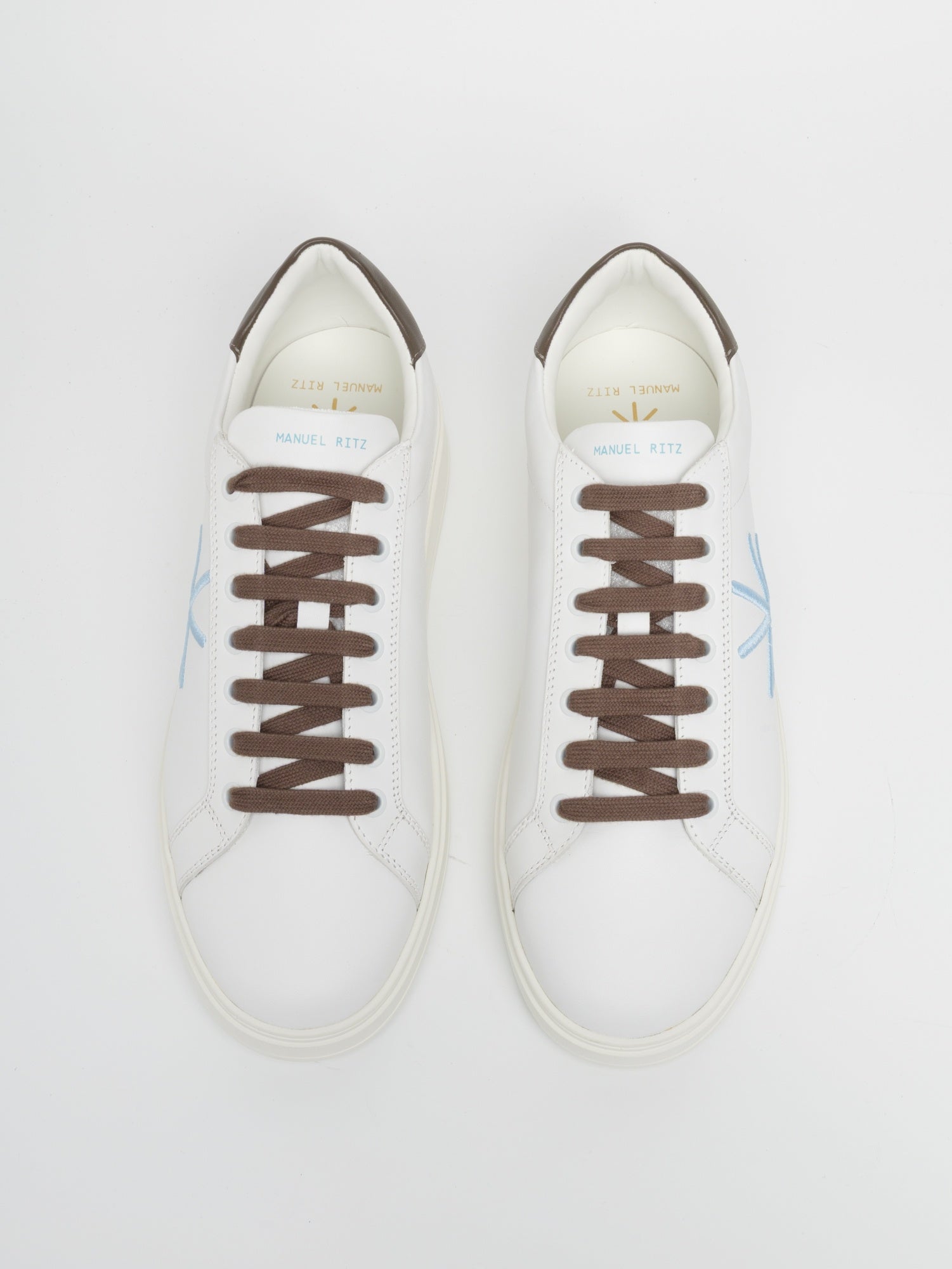 sneakers in pelle logata 4032Q512 263440 29 MANUEL RITZ 