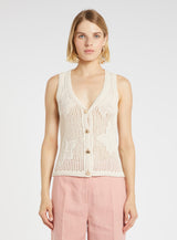 MARella gilet in maglia Bianco