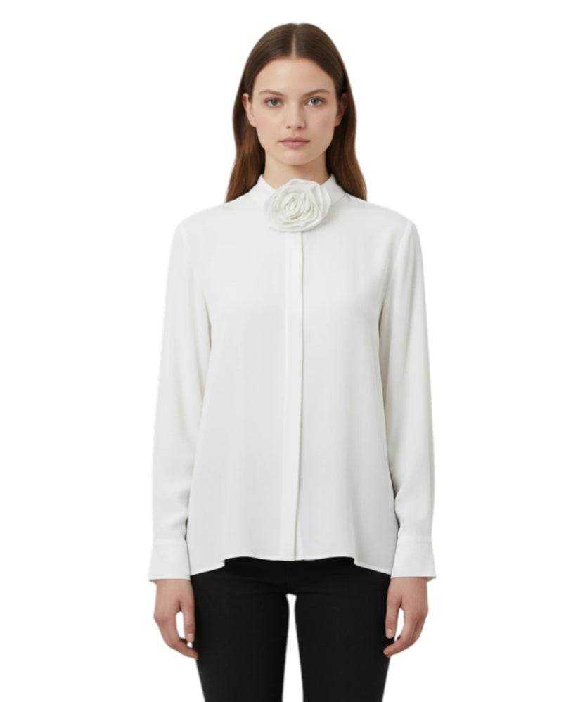 camicia con fiore collo MLLCALCA 001 MARella 