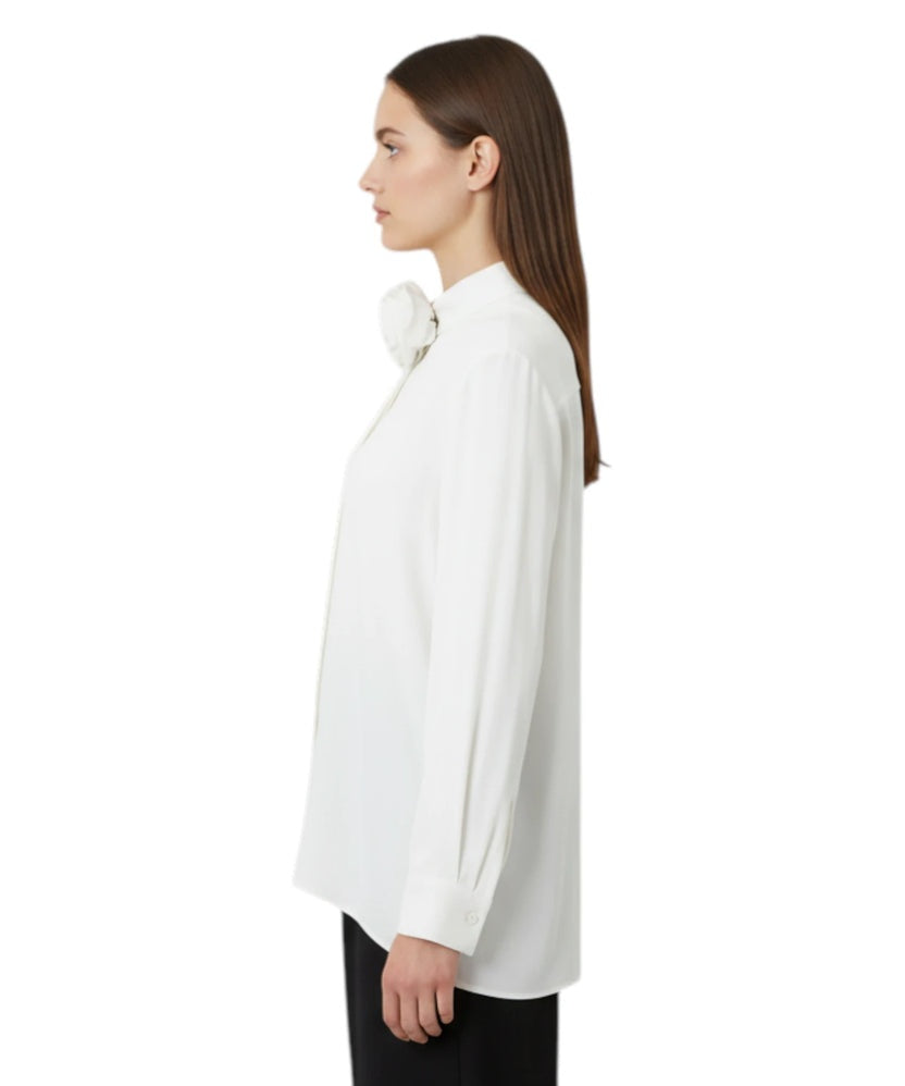 camicia con fiore collo MLLCALCA 001 MARella 