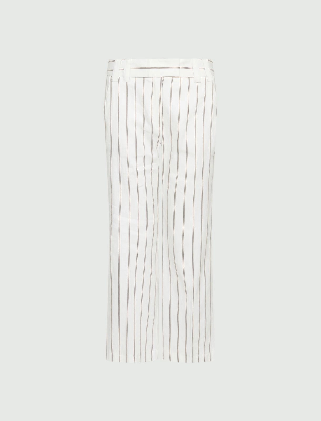 pantalone flare in lino MLLFEBO 001 MARella 