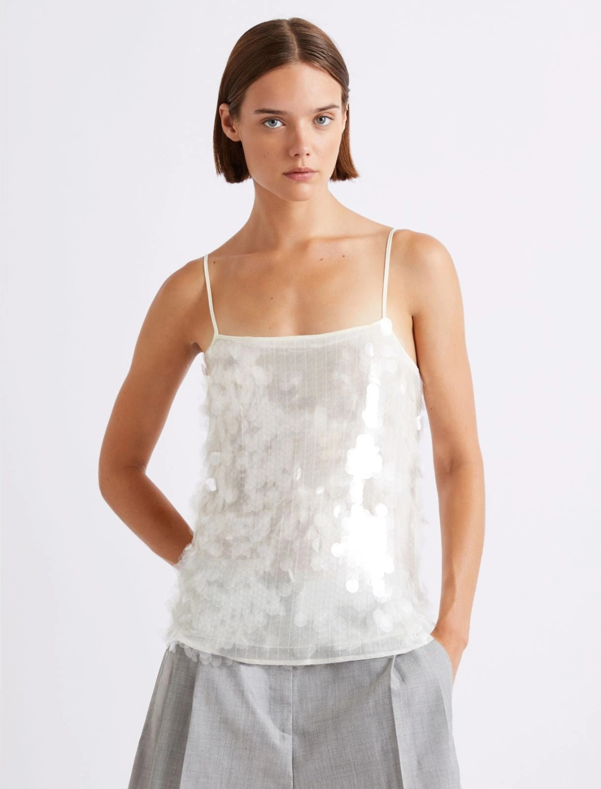 top con pailettes MLLMELA 001 MARella 