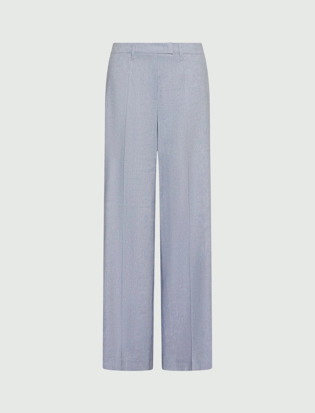 pantalone a palazzo in chevron di lino MLLODINO 003 MARella 