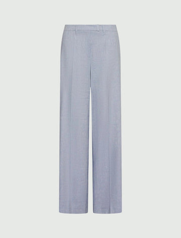 pantalone a palazzo in chevron di lino MLLODINO 003 MARella 