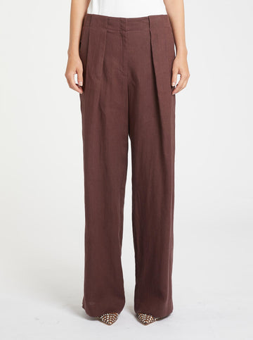 pantalone in lino MLLRETE 003 MARella 