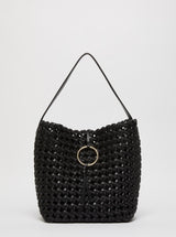 MARella ACCESSORI borsa grande in tessuto riciclato Nero