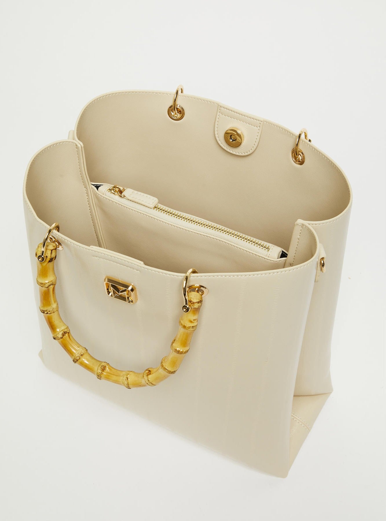 borsa con manici in bambù MLAEGUALE 001 MARella ACCESSORI 