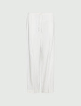 MARella MONOCHROME pantalone in lino Bianco