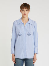 MARella SPORT camicia a righe Azzurro