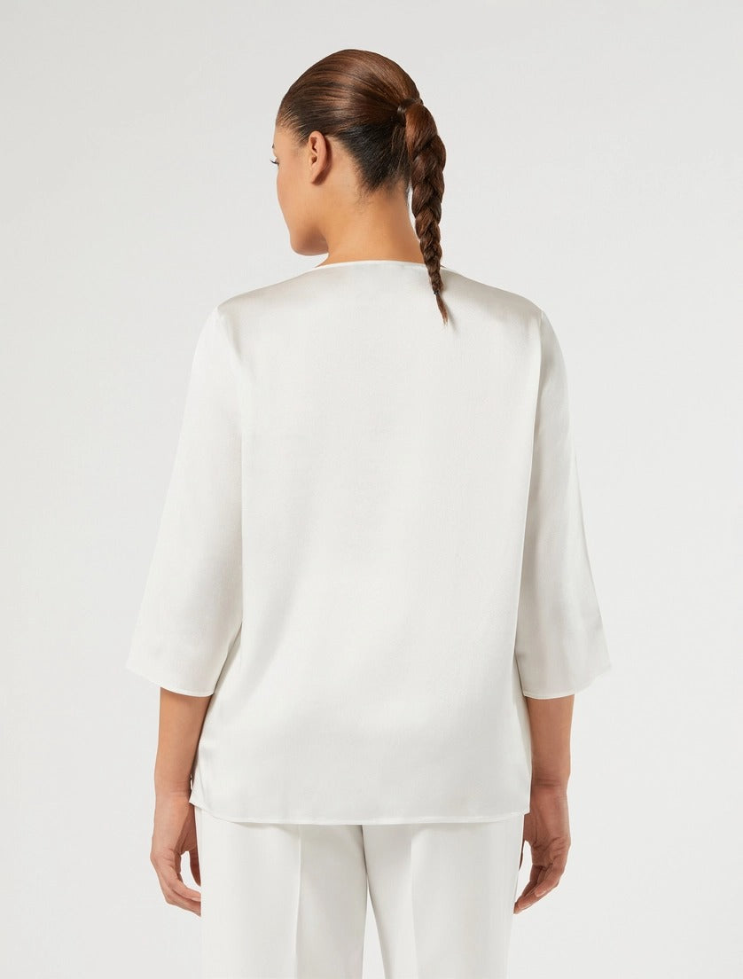 blusa in satin leggero BAMBUS 009 MARINA RINALDI 