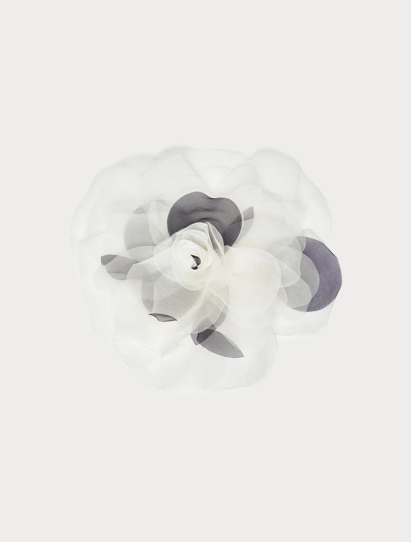 spilla a fiore in organza MREACCIAIO 002 MARINA RINALDI 